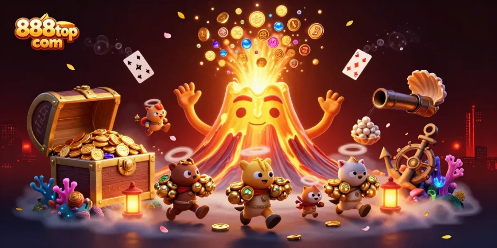 Experience thrilling gameplay at 888top com with vibrant treasures and energetic characters.
