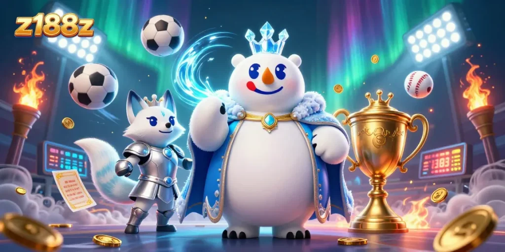 Experience winning strategies at z188z, featuring dynamic gaming action with sports balls and excitement.